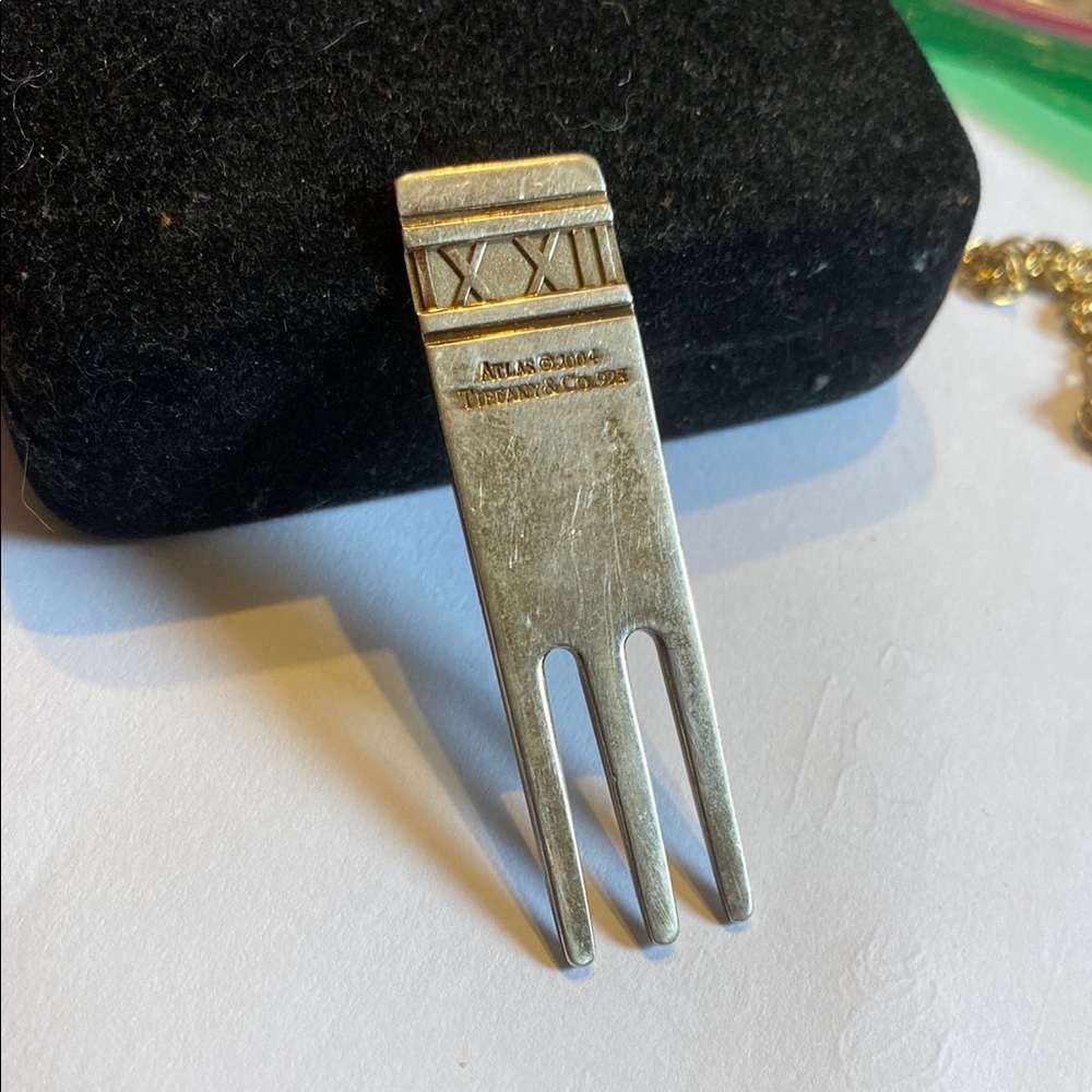 Tiffany & Co sterling silver golf divot tool marker thingy engraved Stefano
